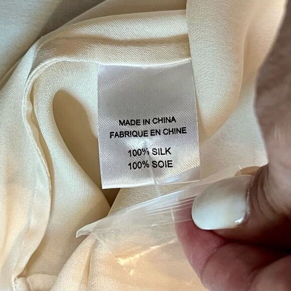 NWT Haute Hippie Bat Wing Embroidery Blouse 100% Silk XS - Picture 11 of 13